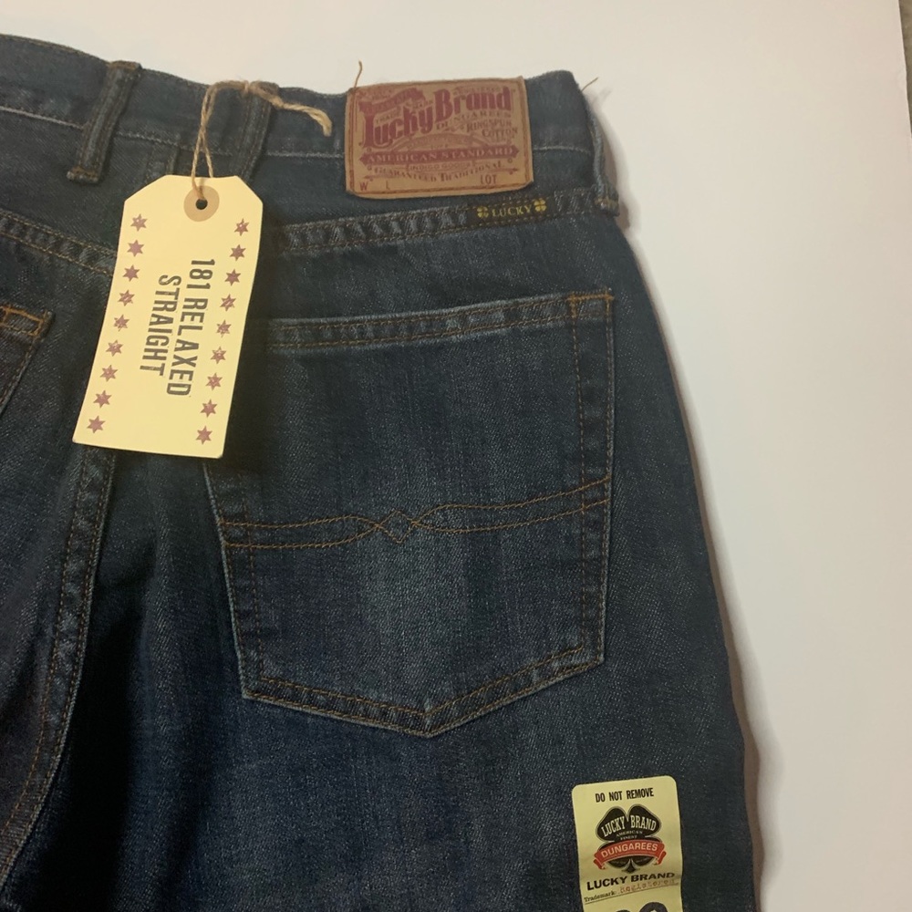 Lucky Brand Dark Relaxed Straight sz 30 NWT